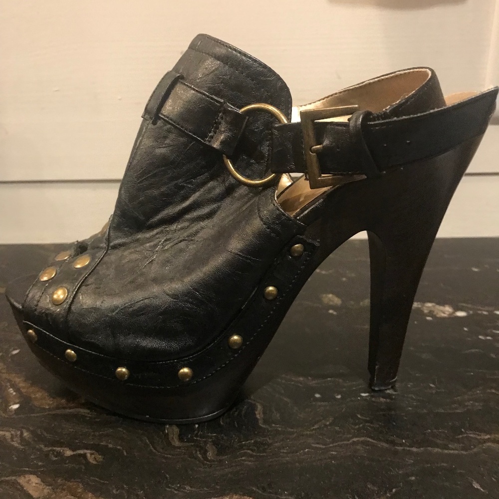 Open toe heels